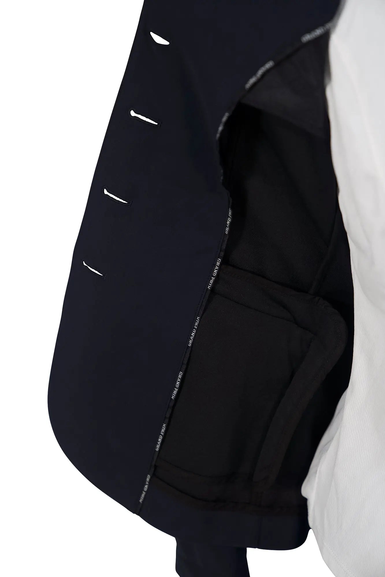 navy show coat