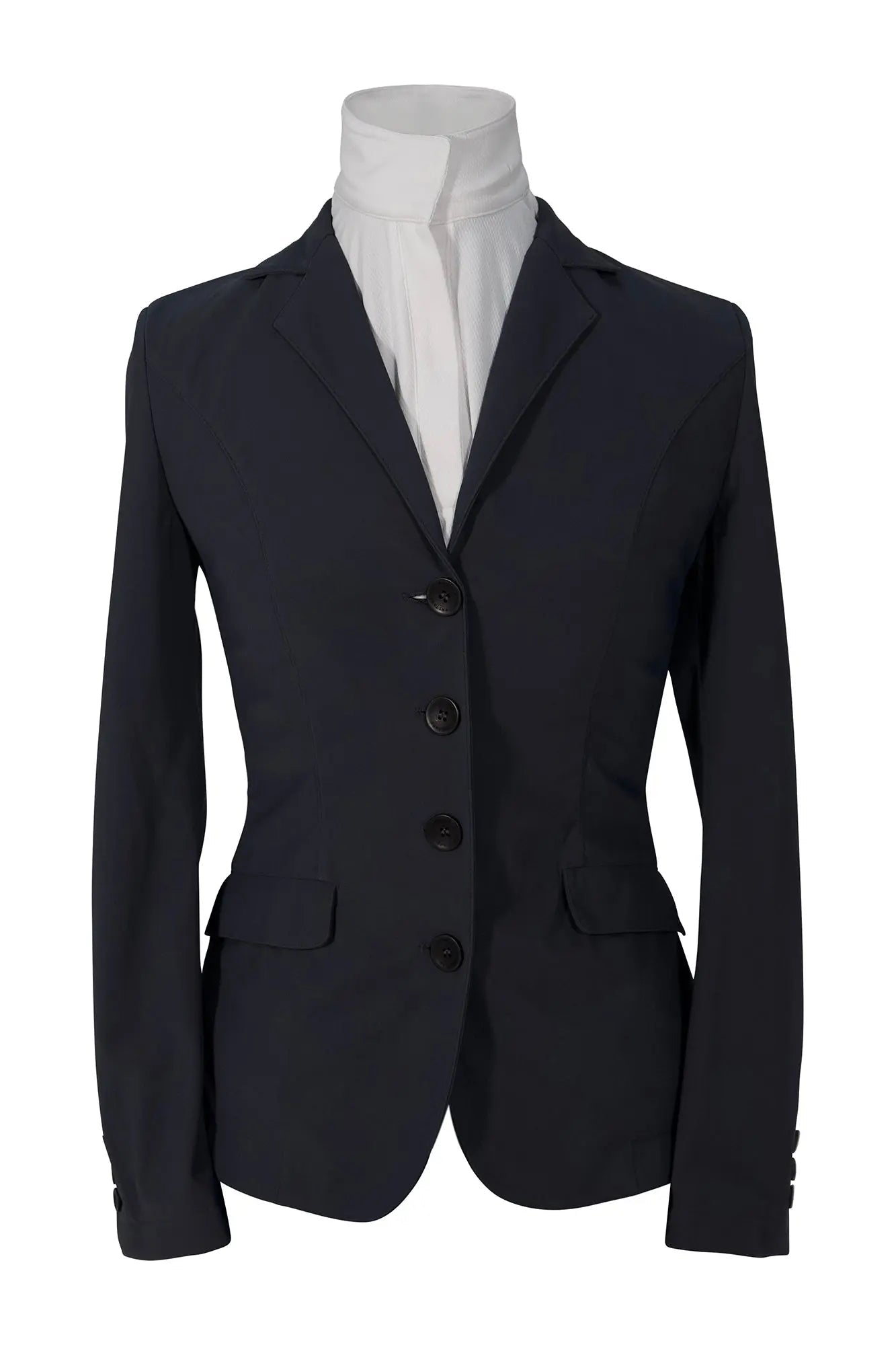 dark grey equestrian show coat