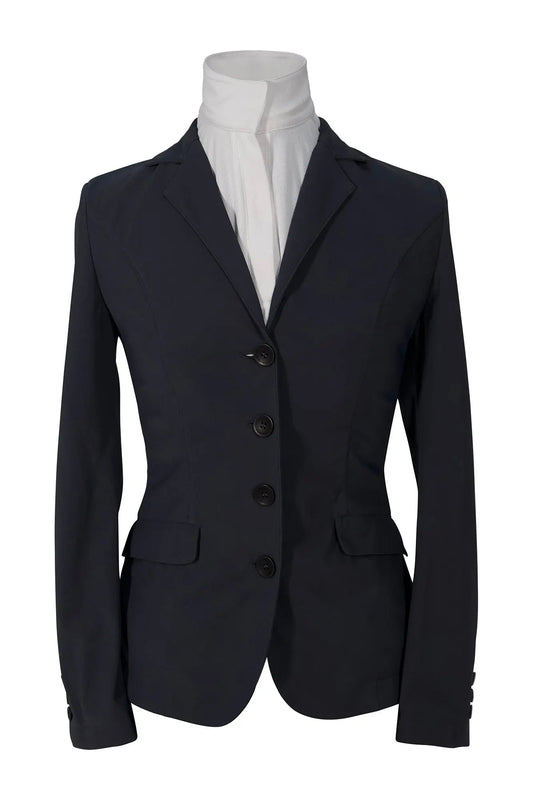 dark grey equestrian show coat