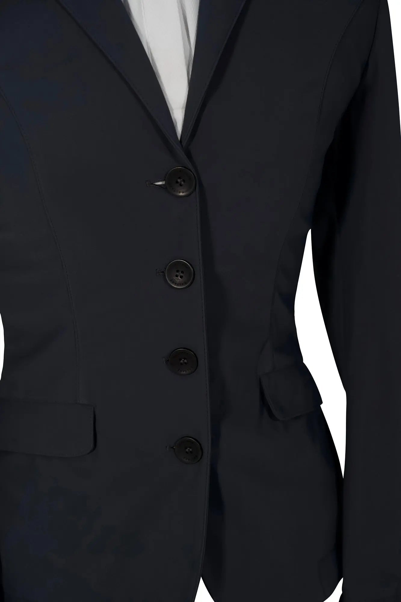 dark grey equestrian show coat