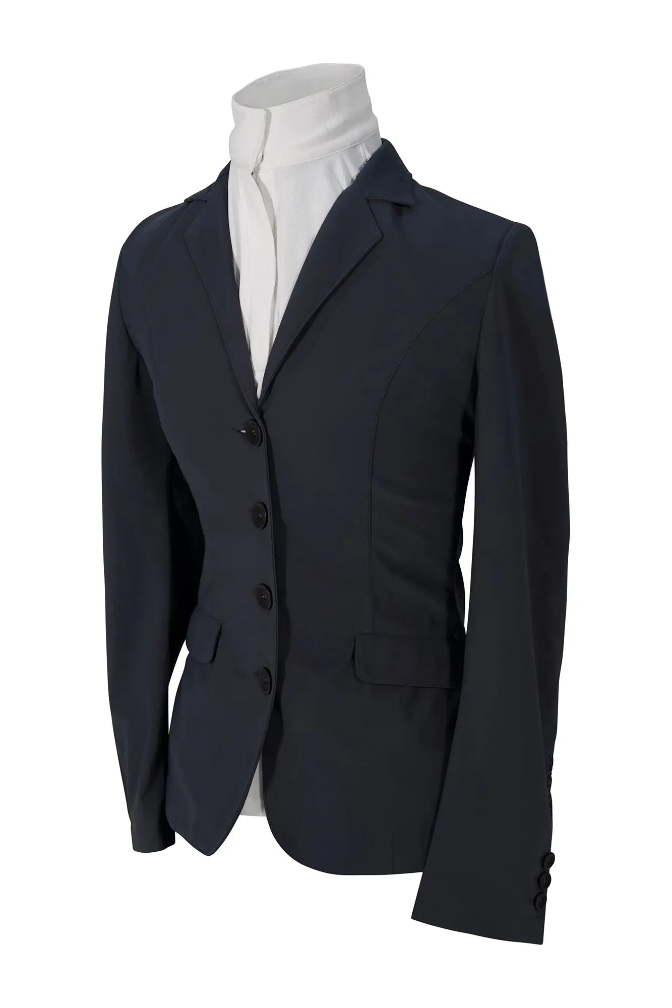 dark grey equestrian show coat