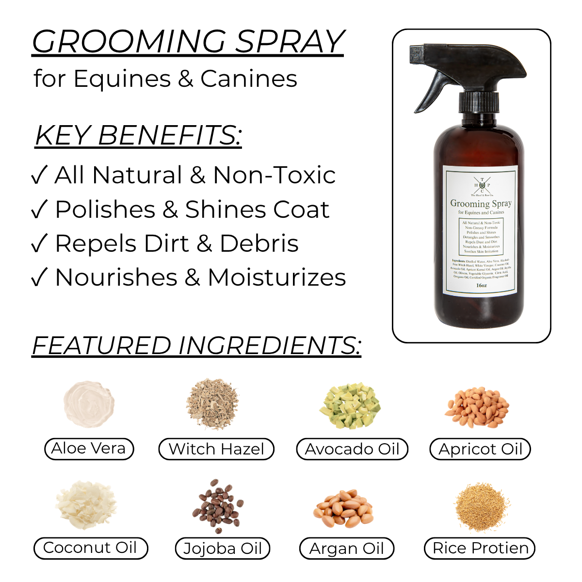 grooming spray for horses