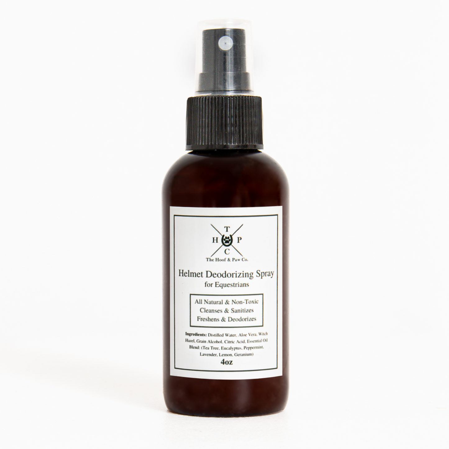 The Hoof & Paw Co. The Hoof and Paw Co. Helmet Deodorizing Spray for Humans - 4oz - Riding Helmet