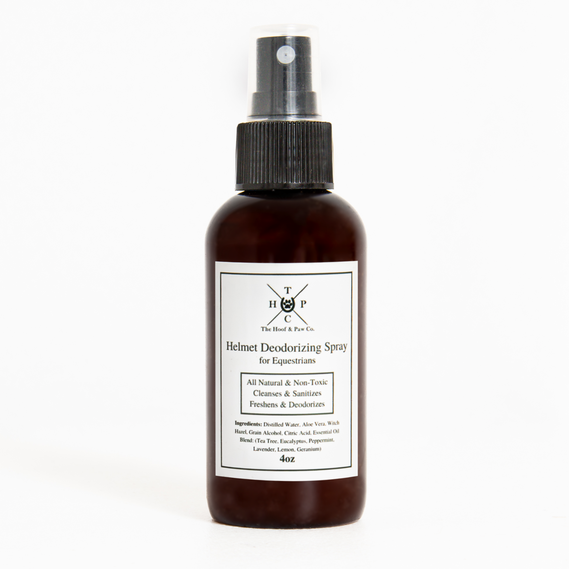 The Hoof & Paw Co. The Hoof and Paw Co. Helmet Deodorizing Spray for Humans - 4oz - Riding Helmet