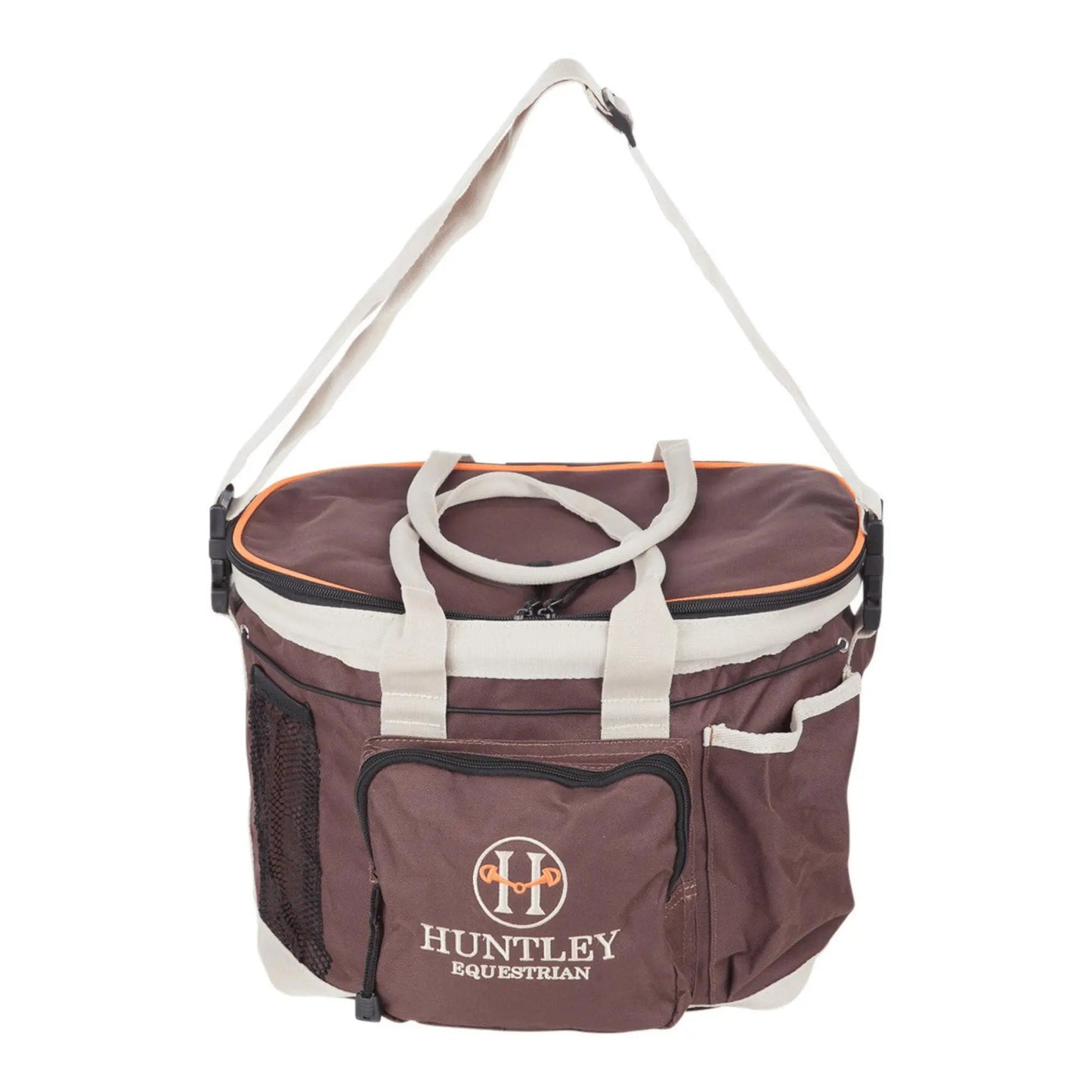 brown horse grooming bag