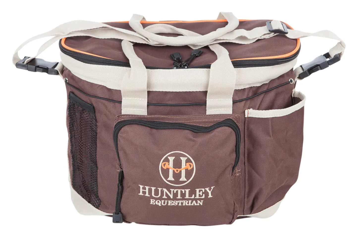 brown grooming bag