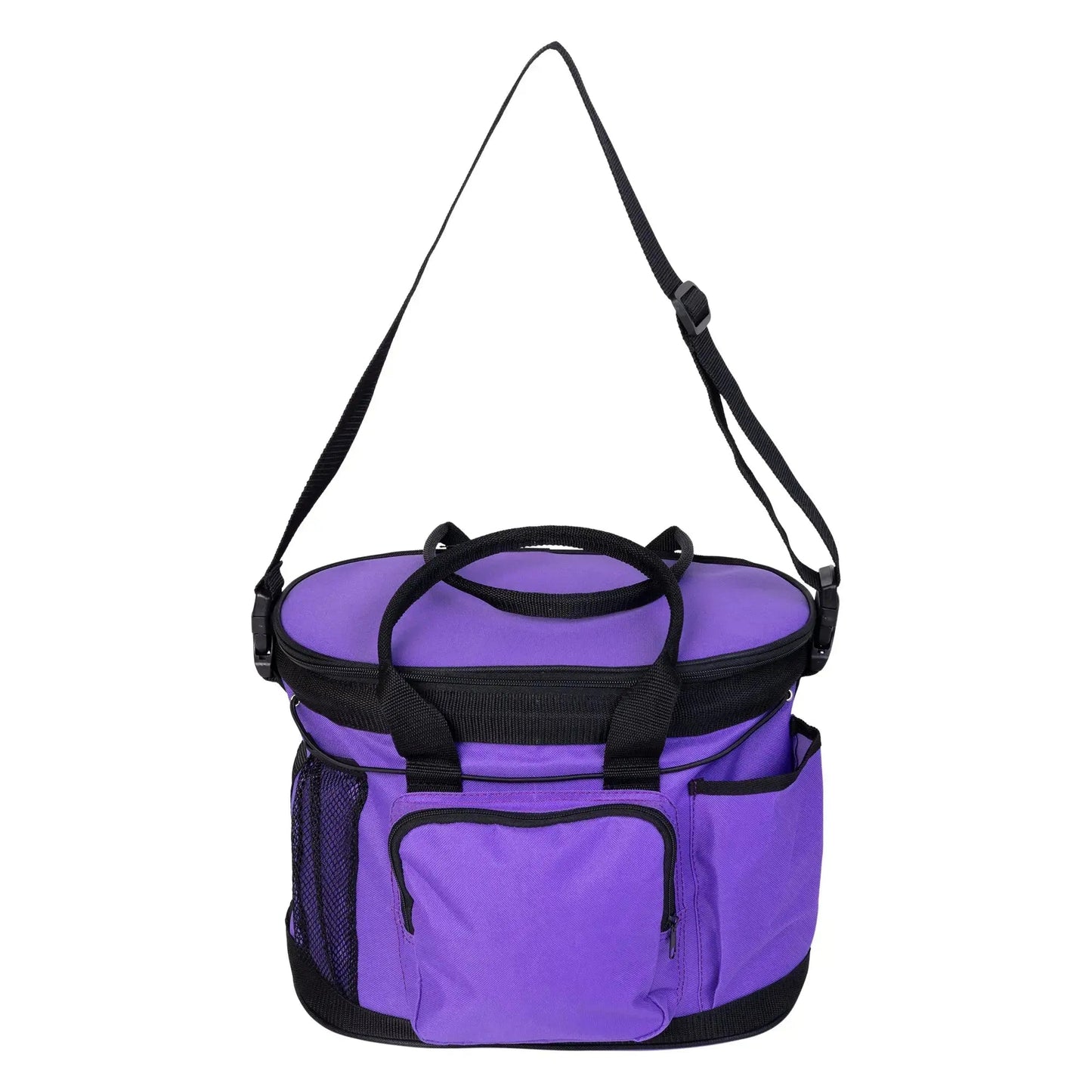 purple grooming bag
