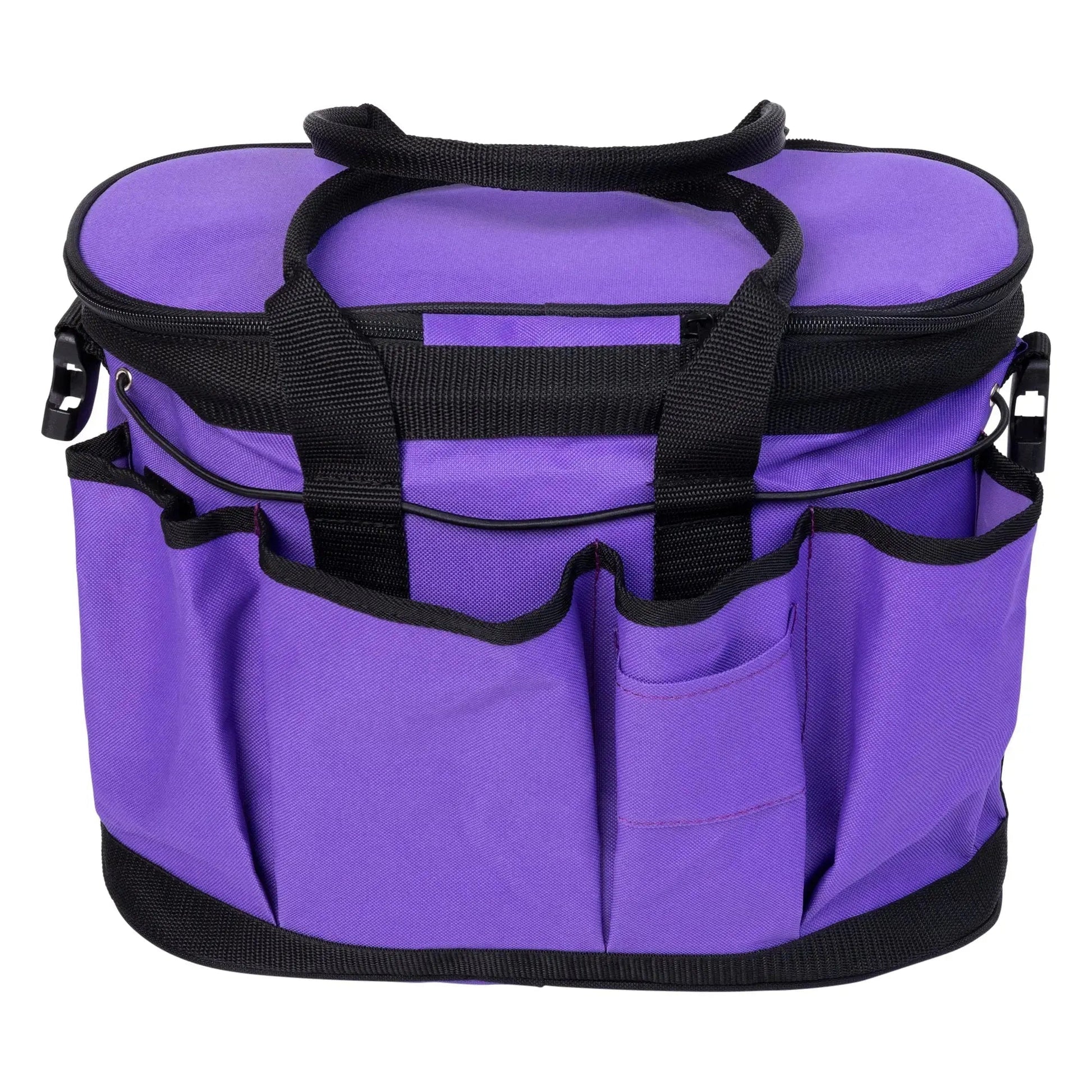 purple grooming bag