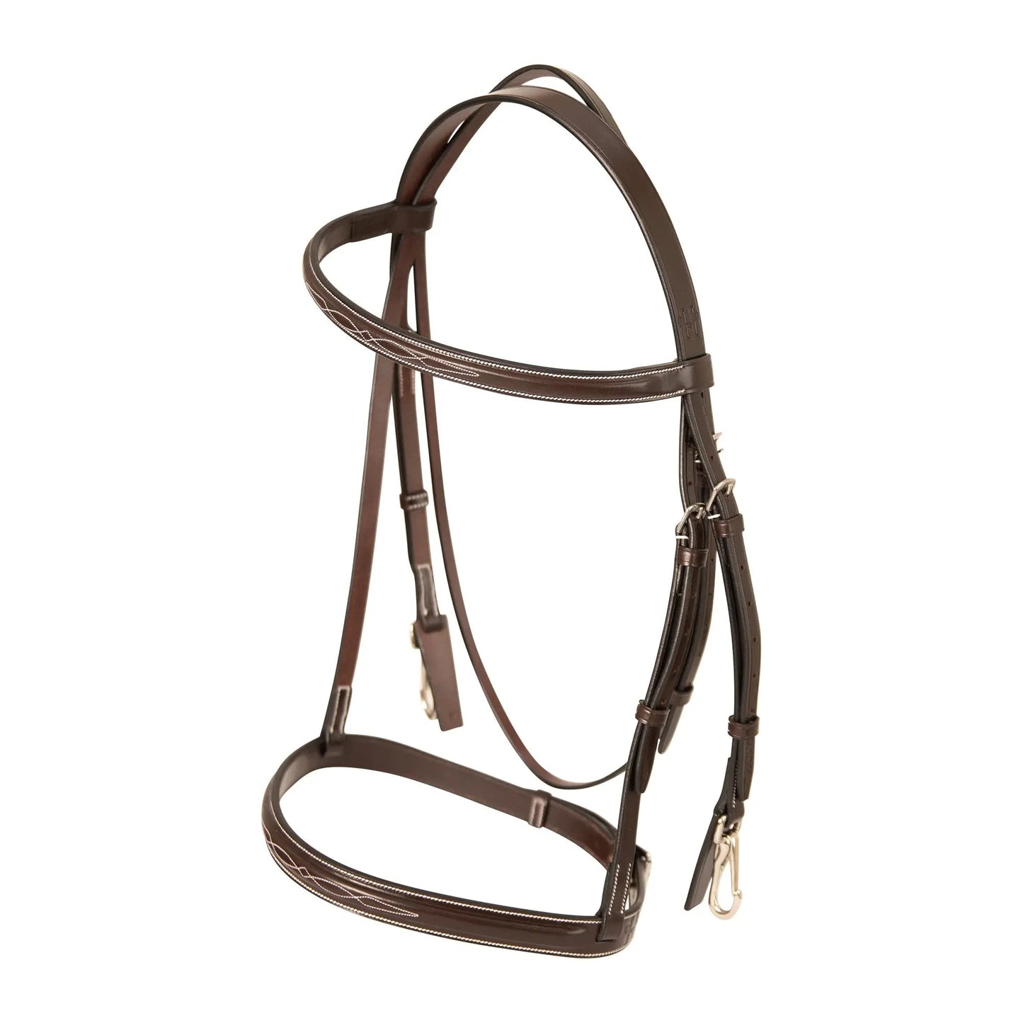brown leather bridle