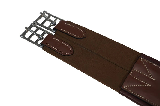 Huntley Sedgwick Fancy Stitched Padded Contour Girth with Elastic