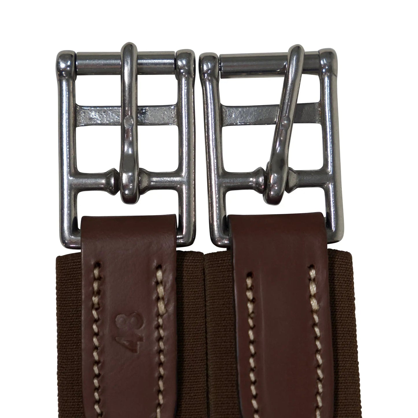 Huntley Sedgwick Fancy Stitched Padded Contour Girth with Elastic