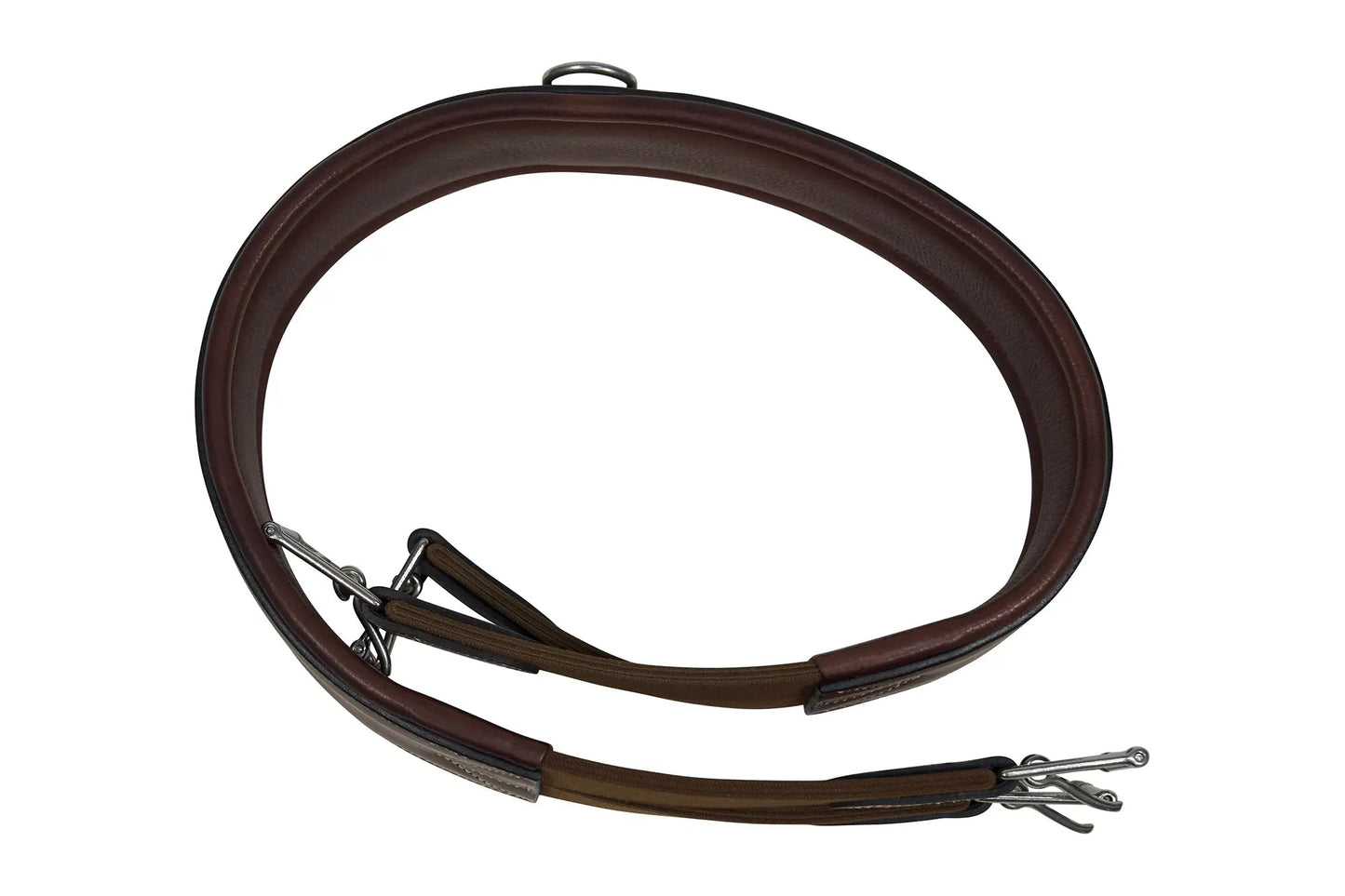 Huntley Sedgwick Fancy Stitched Padded Contour Girth with Elastic