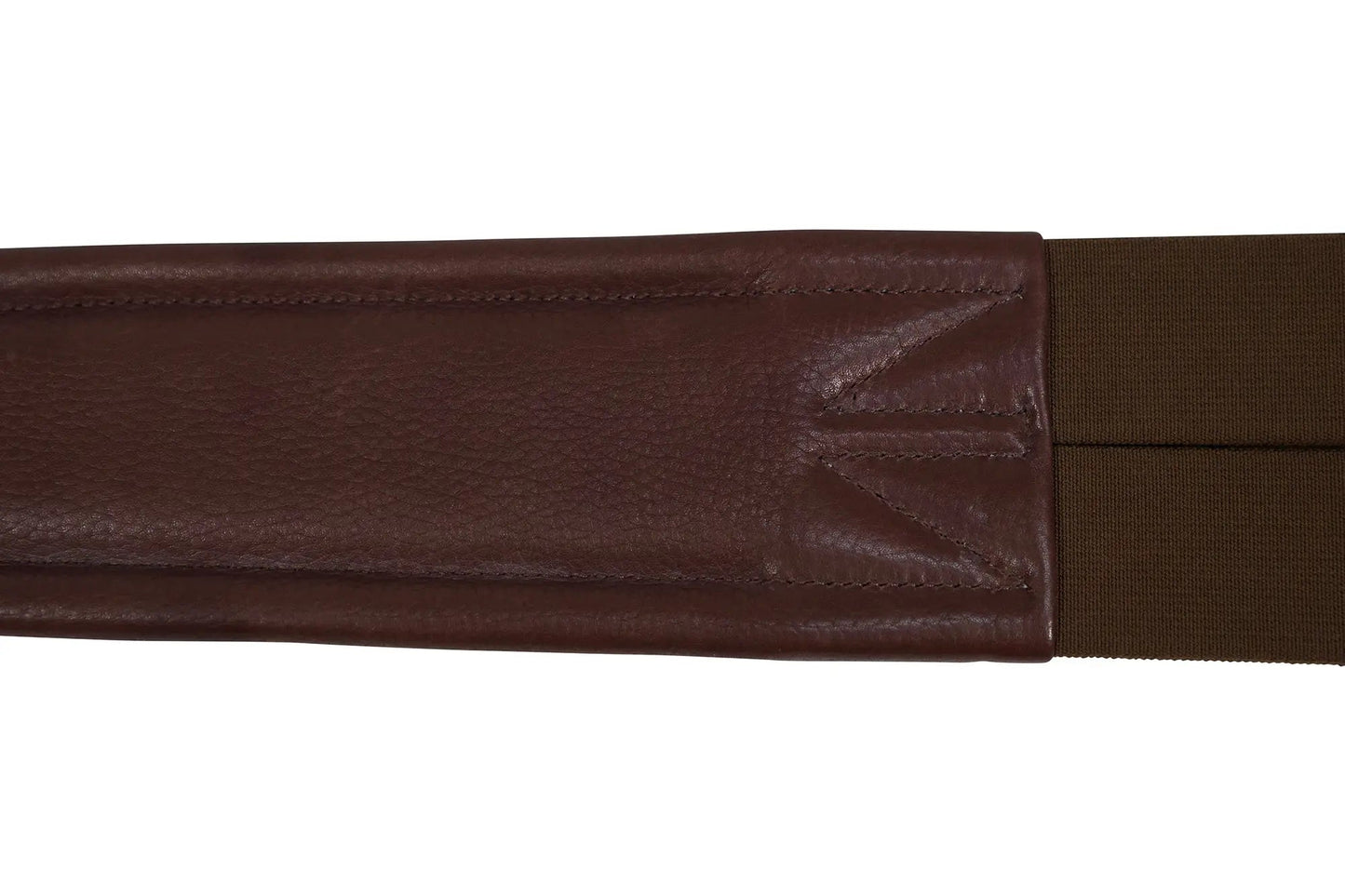 Huntley Sedgwick Fancy Stitched Padded Contour Girth with Elastic