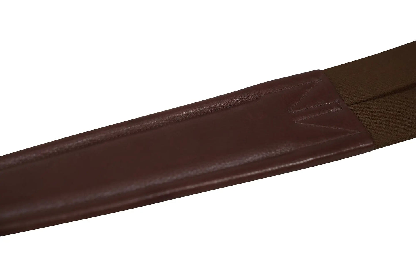 Huntley Sedgwick Fancy Stitched Padded Contour Girth with Elastic