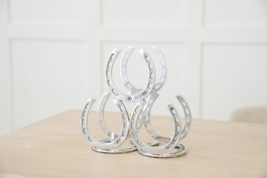 horseshoe wine holder