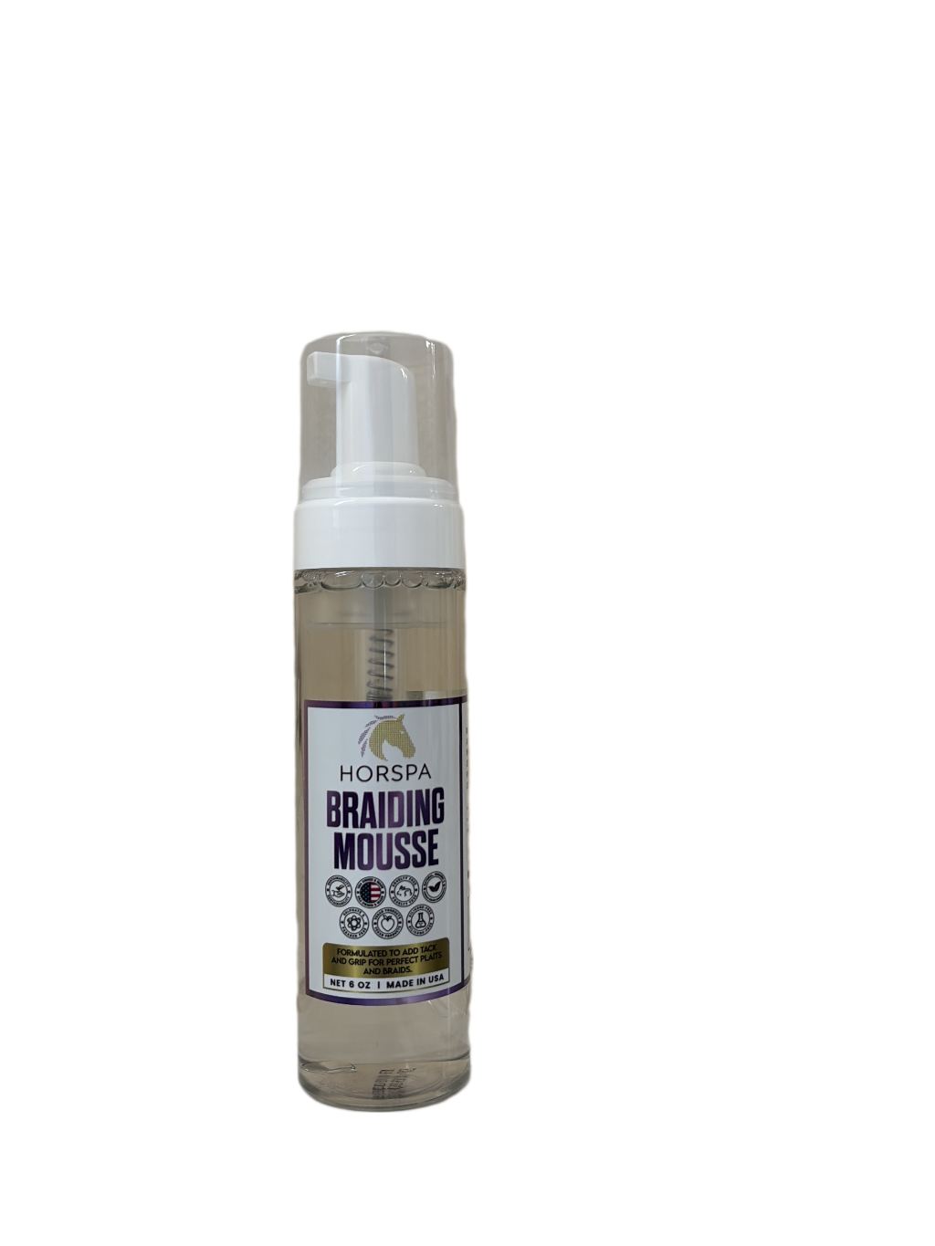 Bottle of Horspia braiding mousse
