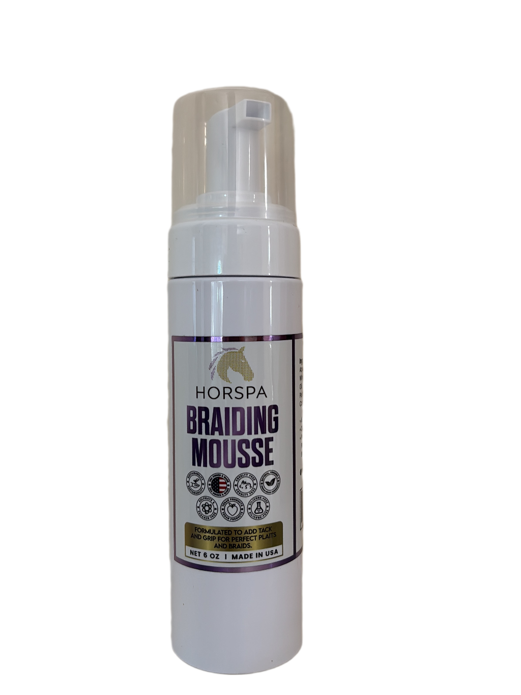 Horspa braiding mousse bottle 