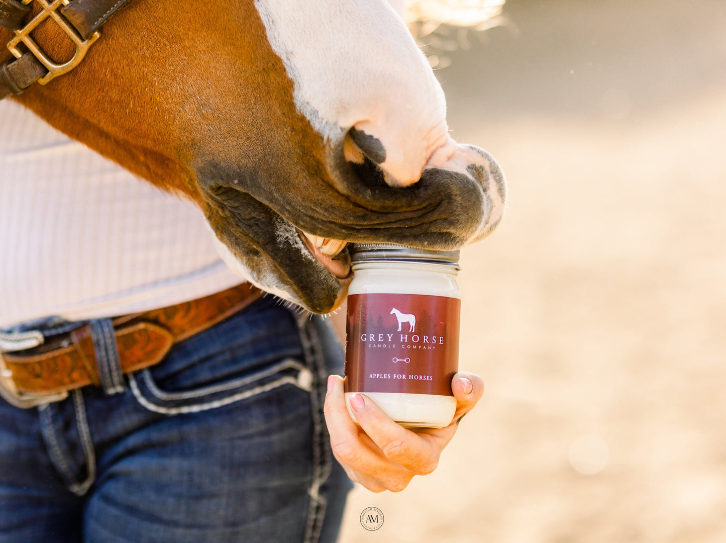Apples for Horse scented candle