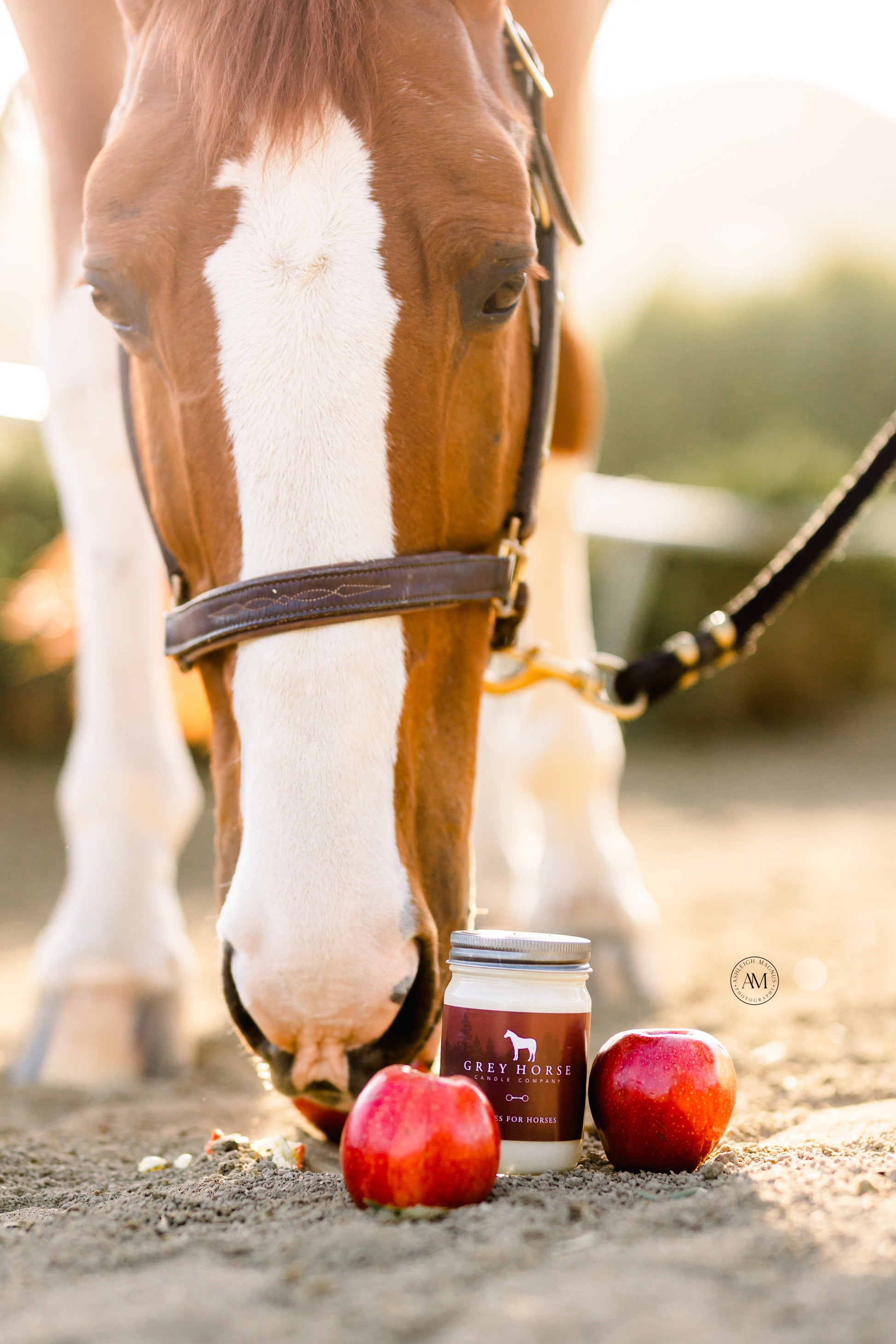 Apples for horse scented candle