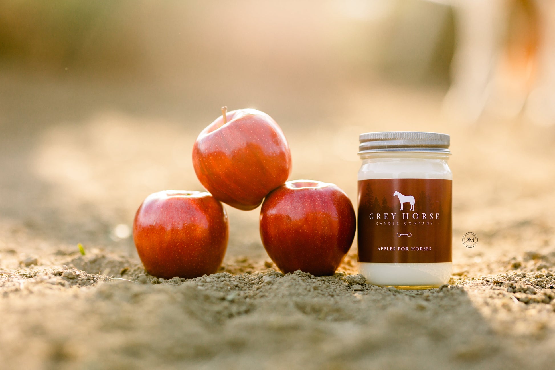 apple for horse scented candle