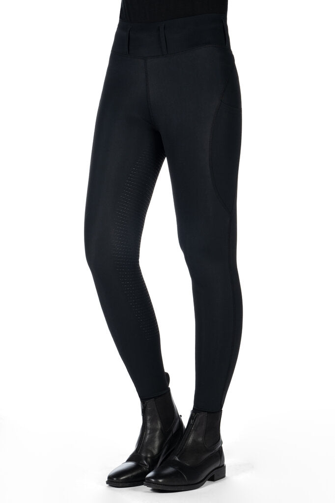 black riding leggings