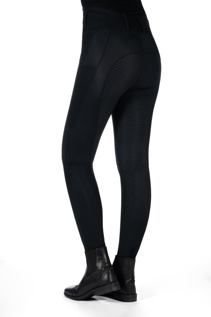 black riding leggings