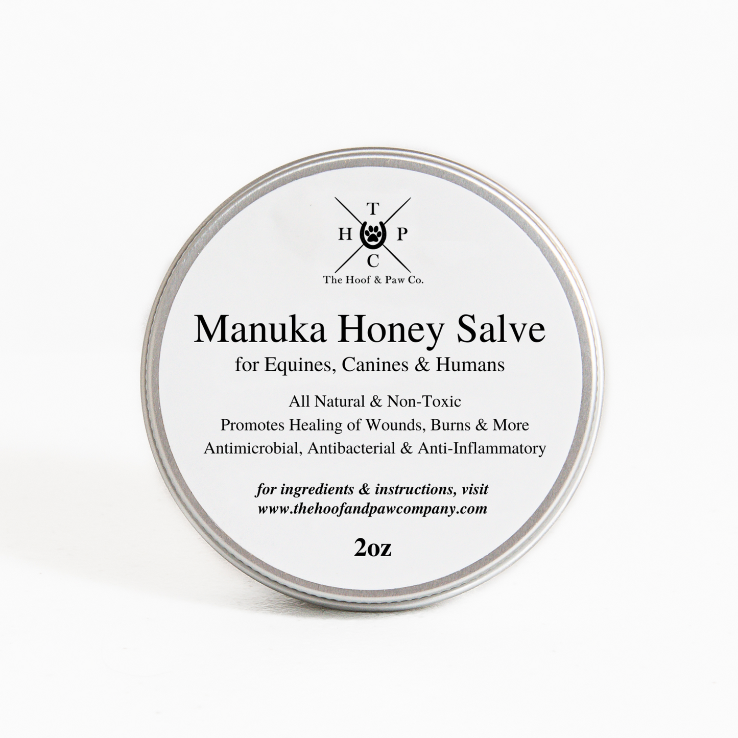 The Hoof & Paw Co. Manuka Honey Salve for Dogs, Horses & Humans
