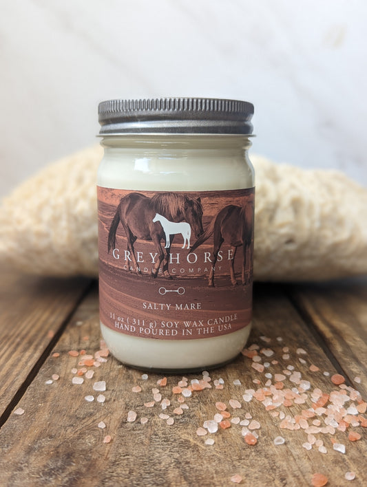 Grey horse candle company salty mare scent