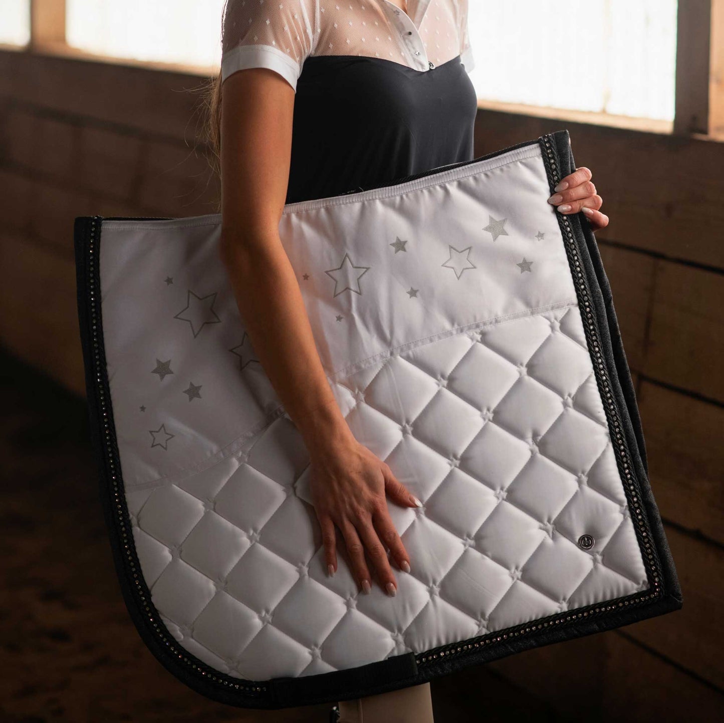 star pattern saddle pad