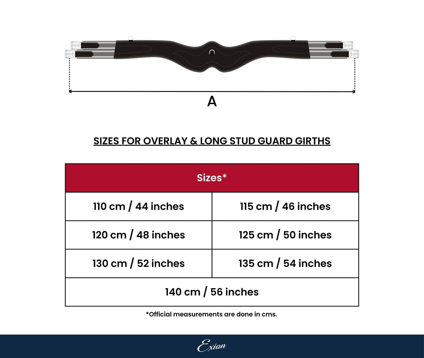 ExionPro 'Snap' Over Lay Girth - Matching Elastic