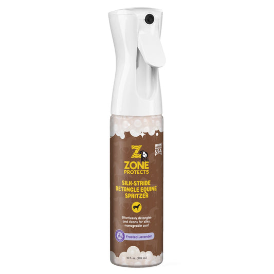 Zone Protects Silky Strong Detangle Equine Sprayer on a white background