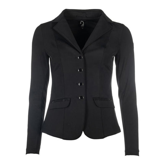 black riding show coat
