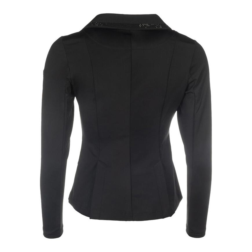 black riding show coat