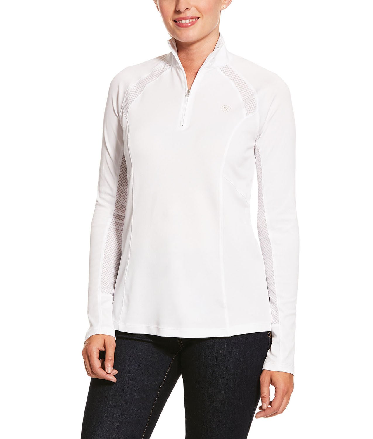 white long sleeve sunshirt
