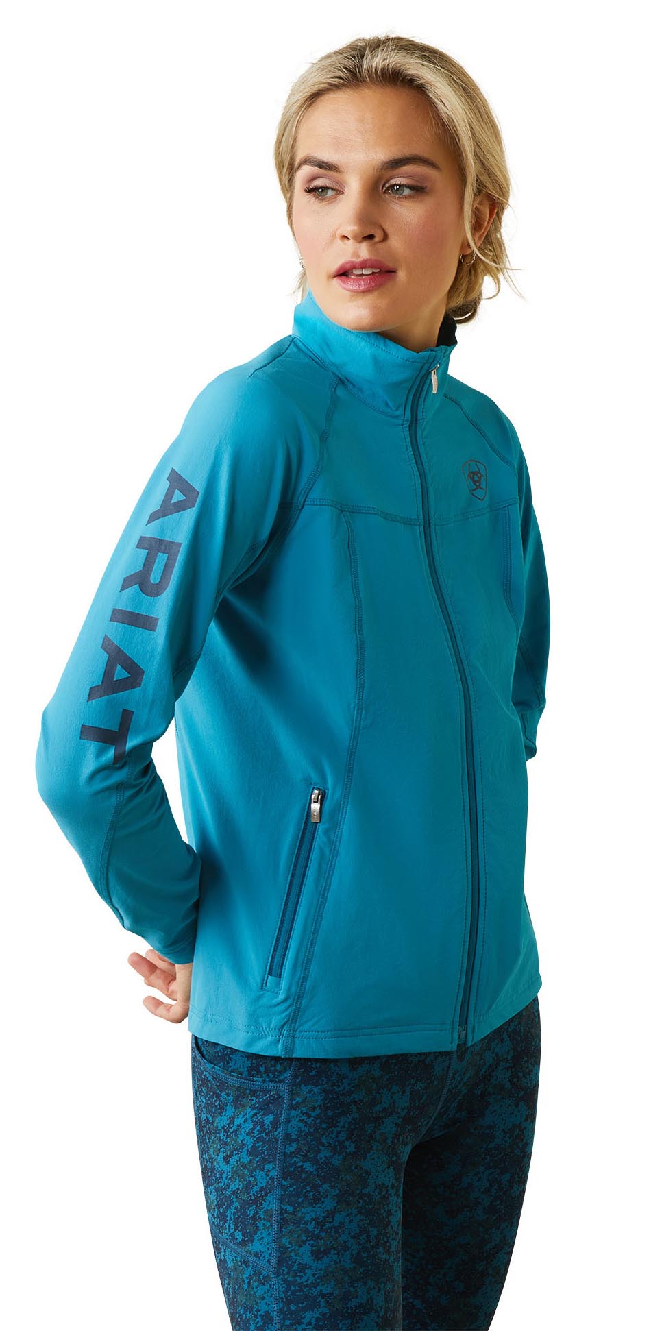 blue softshell jacket