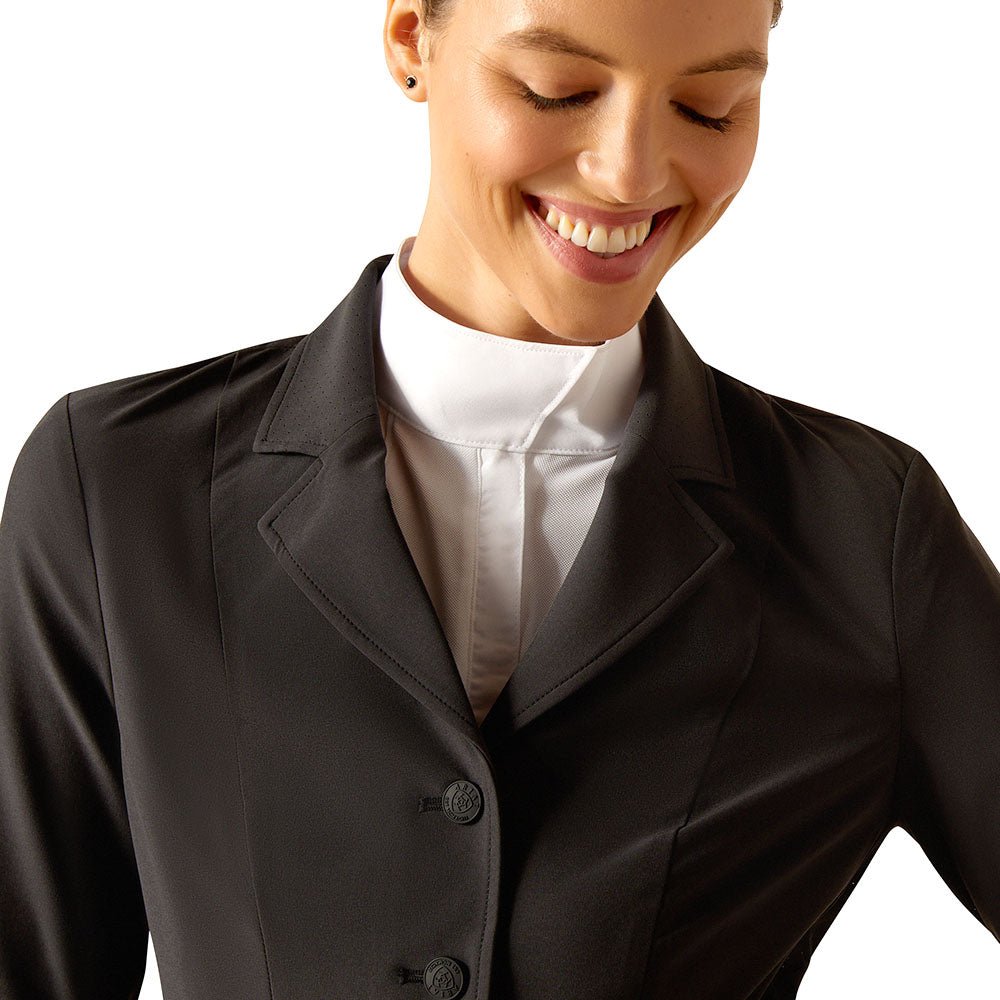 black riding jacket