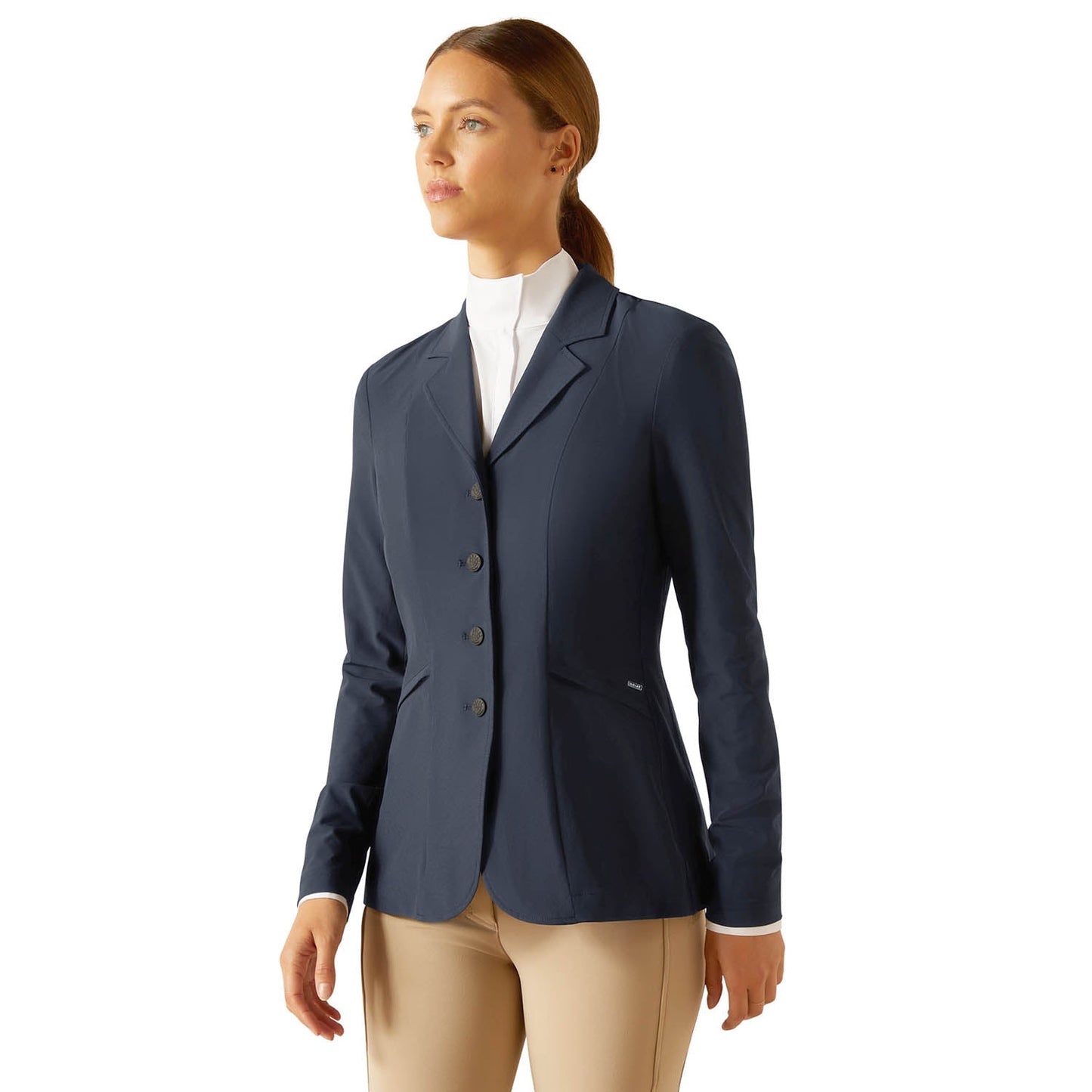 navy riding coat