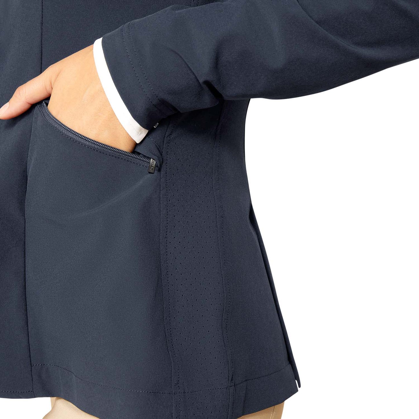 navy show coat