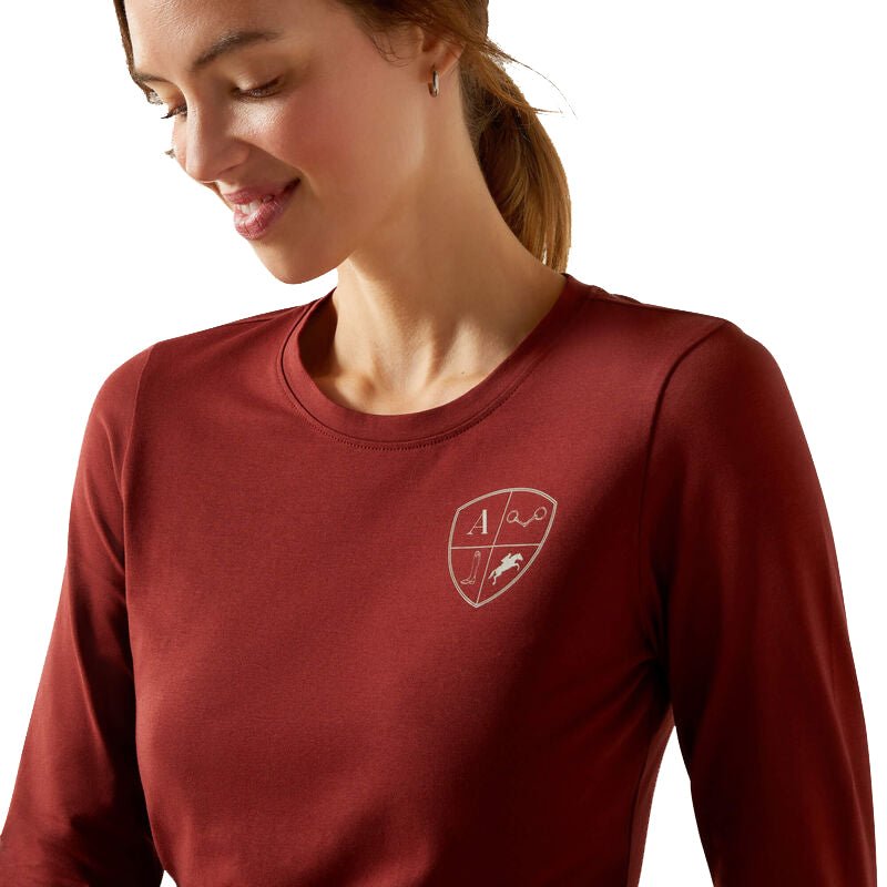 red long sleeve shirt 