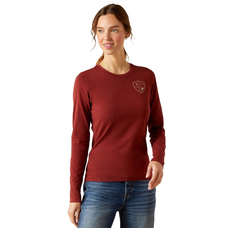 red long sleeve t shirt