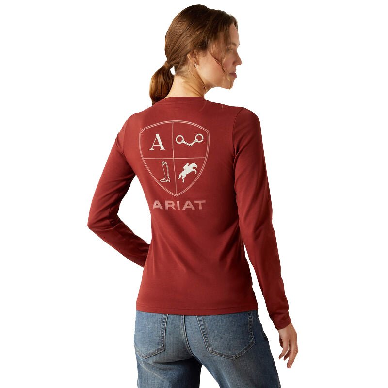 red long sleeve shirt