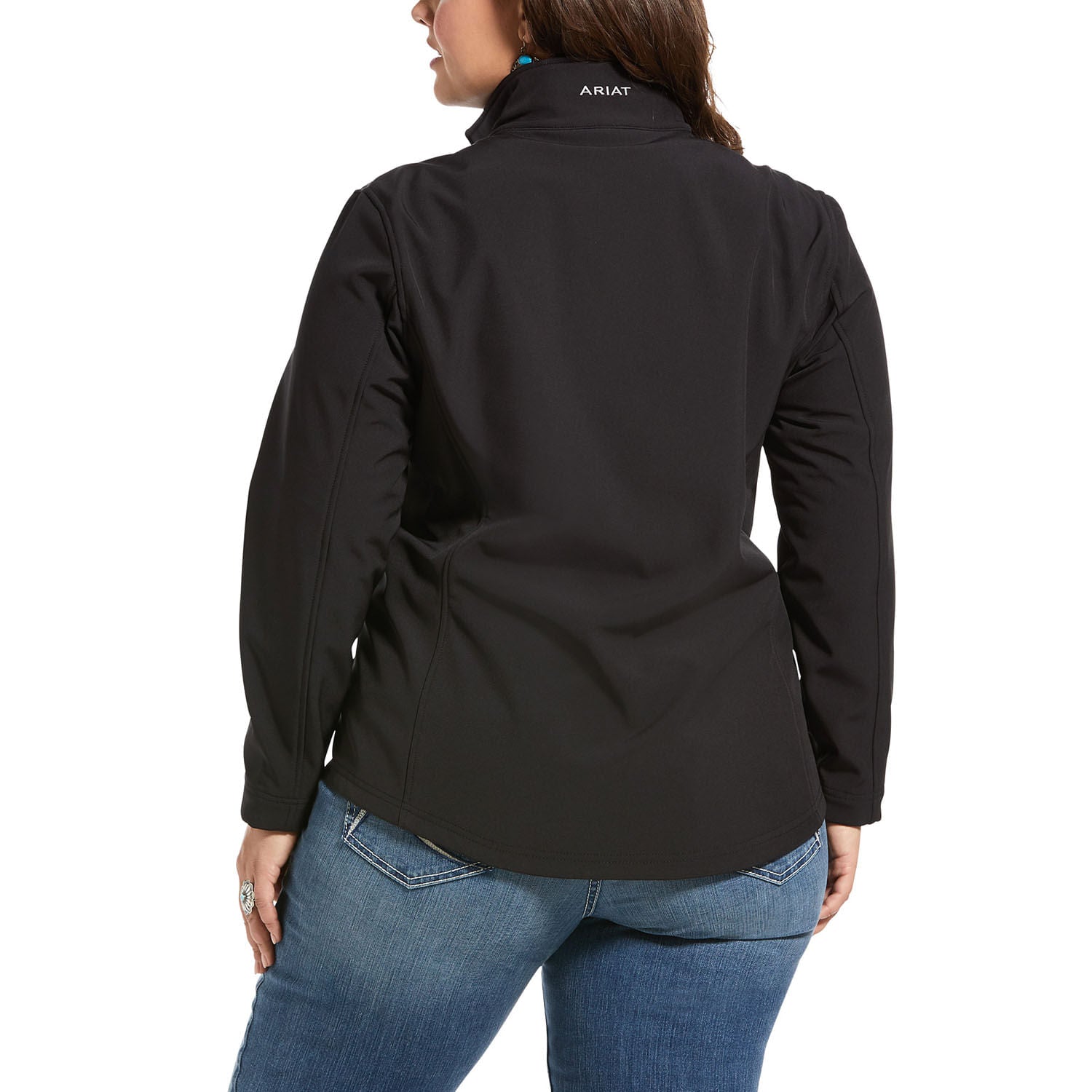 black softshell jacket
