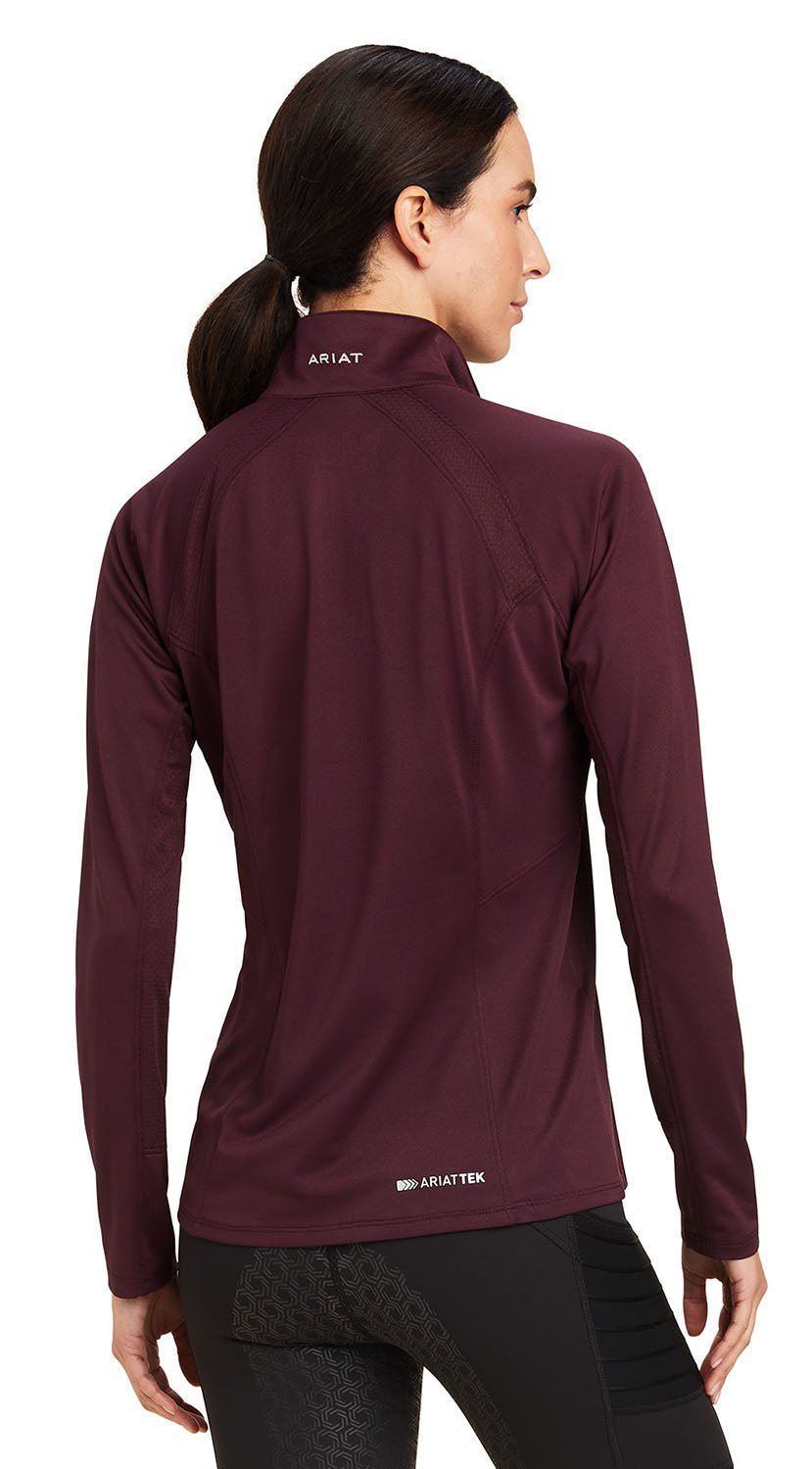 burgundy long sleeve sunshirt