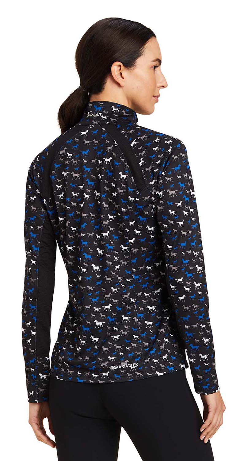 patterned long sleeve sunshirt