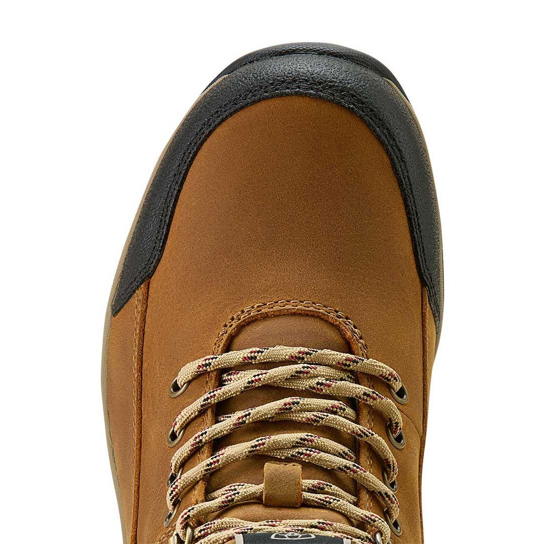 Pair of brown sherpa lined boots