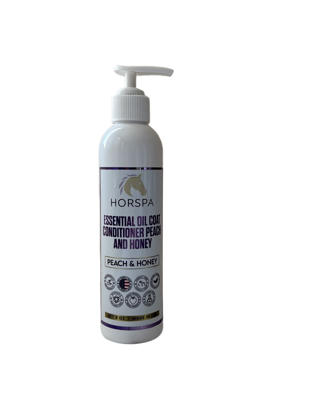 Horspa essential oil coat conditioner bottle 