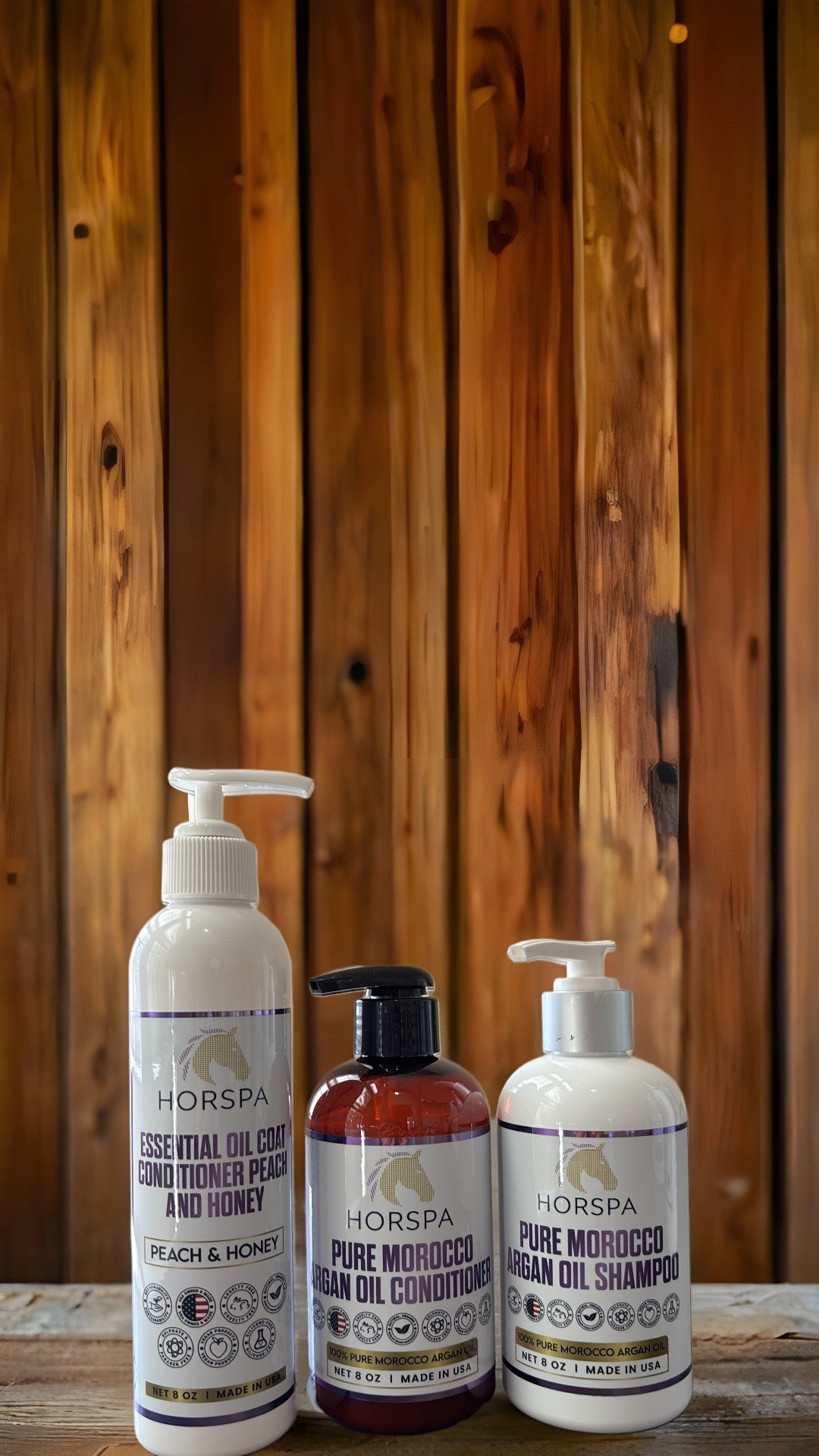 Three Horspa skincare products 