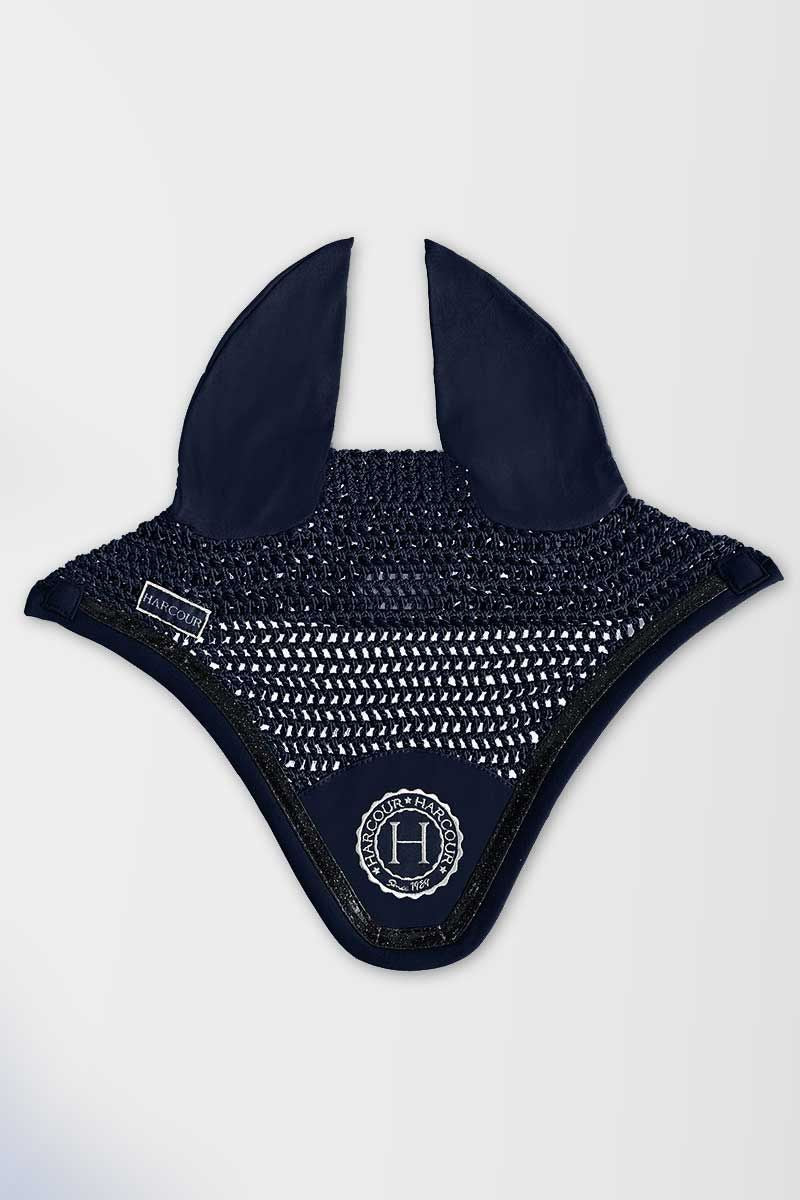 Harcour USA Fredy Flyveil Black - Horse bonnet