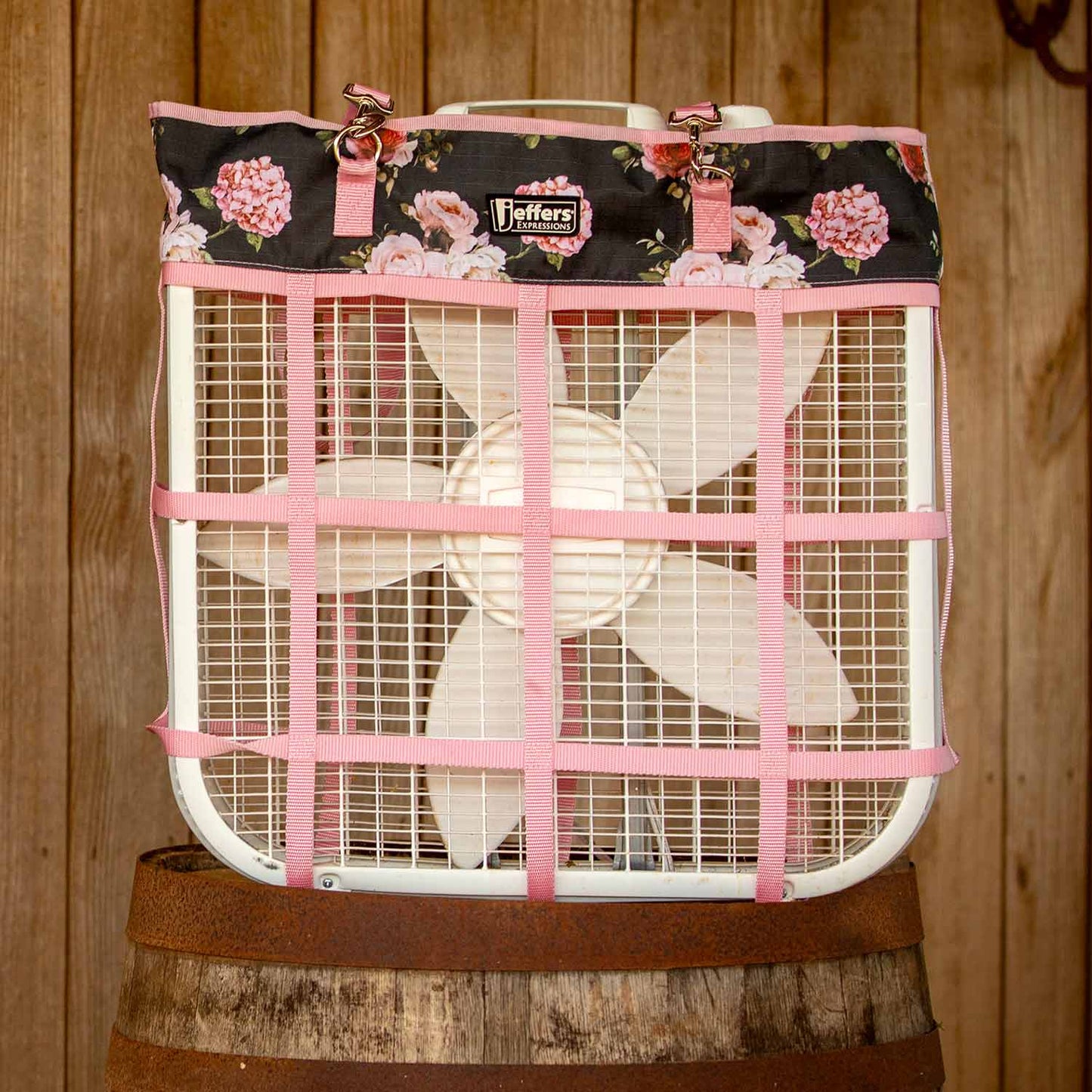 pink fan bag