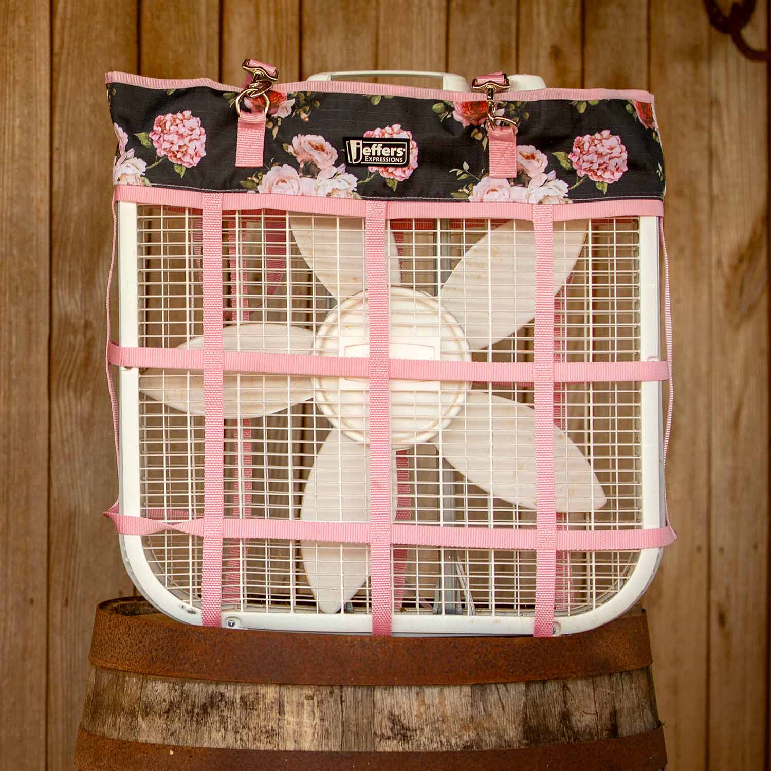 pink fan bag